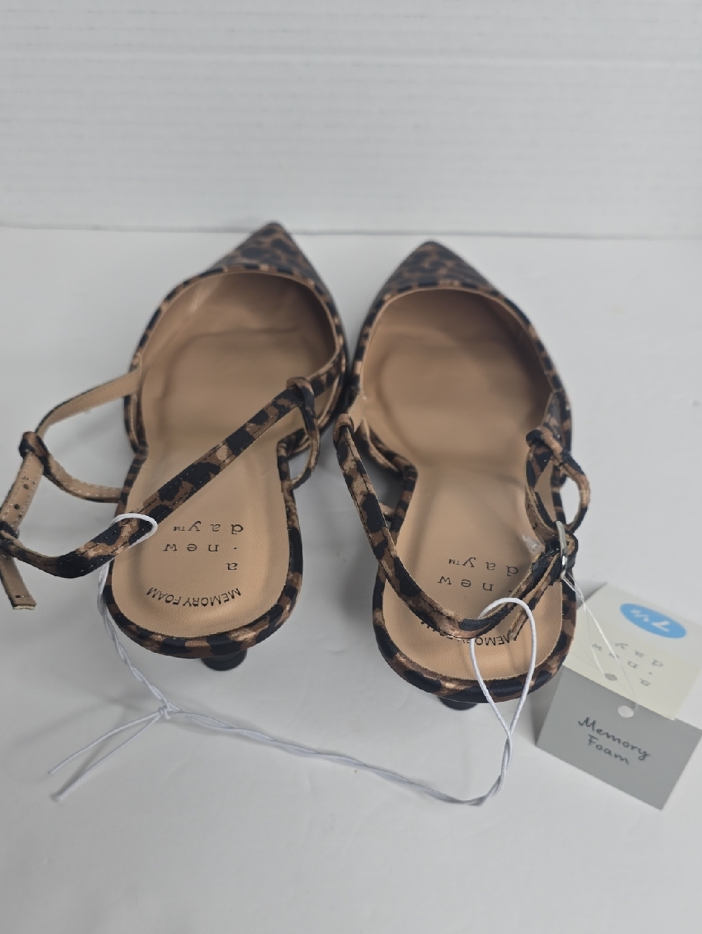 Women's Annette Satin Slingback Heels A New Day Size 7.5 - Picture 5 of 10